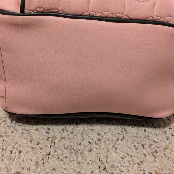 Luv Betsey by Betsey Johnson Pink Quilted Cat Pattern Backpack - Picture 14 of 15